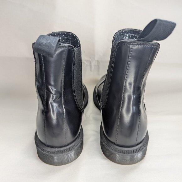 Dr. Martens Flora Smooth Leather Black Chelsea Boots | US 6 - Picture 5 of 8